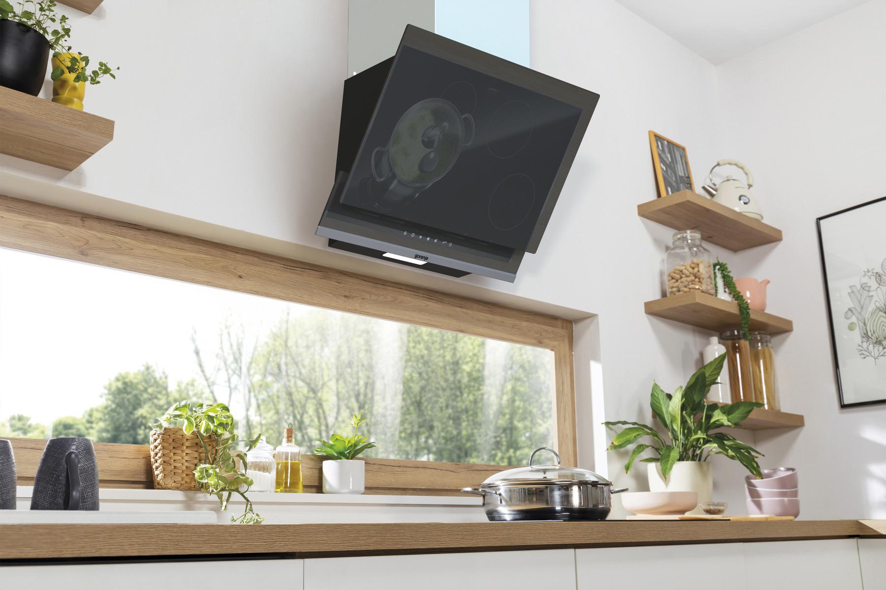 Кухонная вытяжка Gorenje WHI649X21P черный