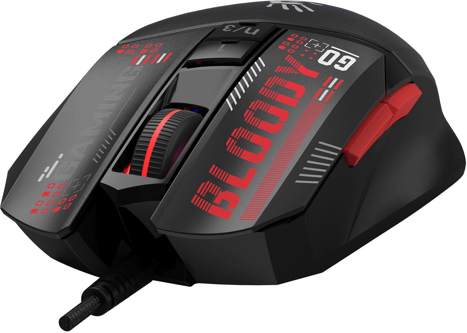 Мышь A4Tech Bloody W60 Max Mini черный