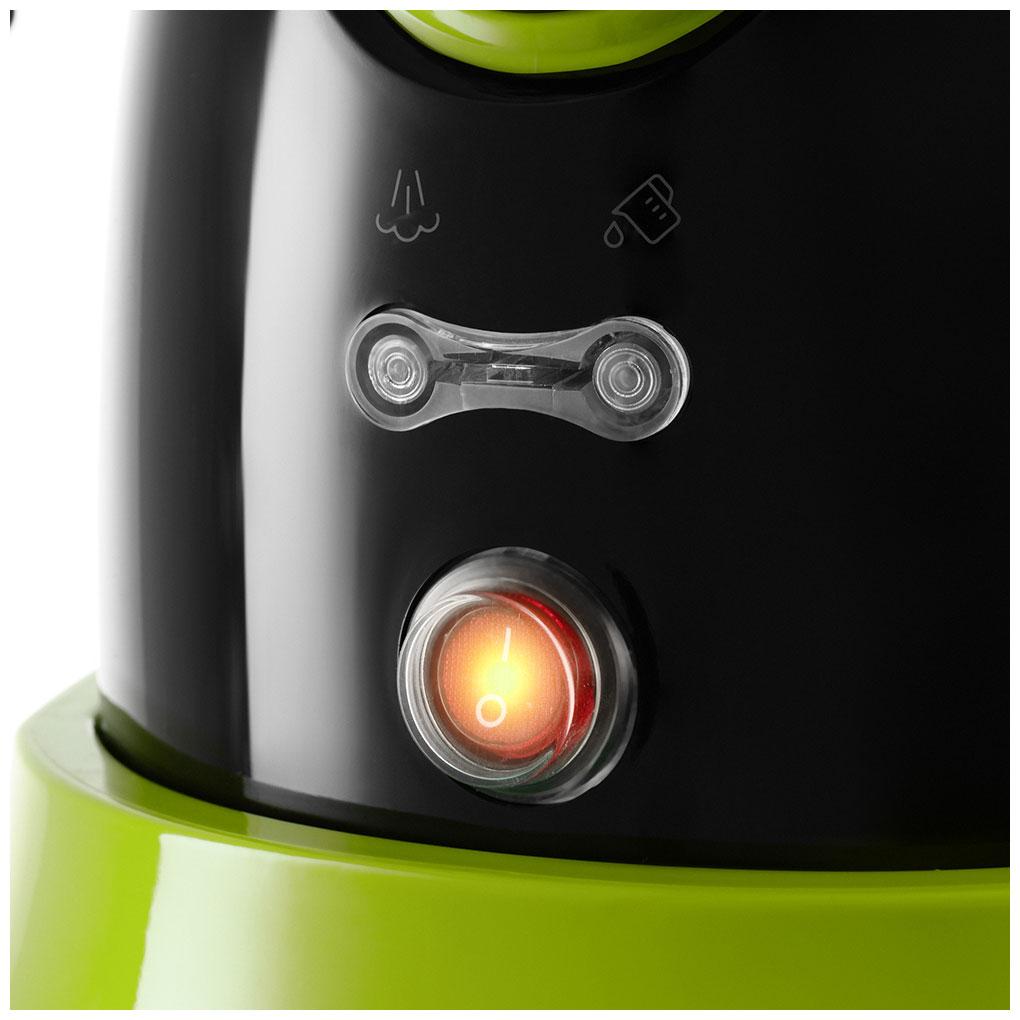 Пароочиститель Kitfort KT-9102-2 черный/салатовый