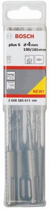 Бур Bosch SDS-plus S4L 4-160/100 10шт 2.608.585.611
