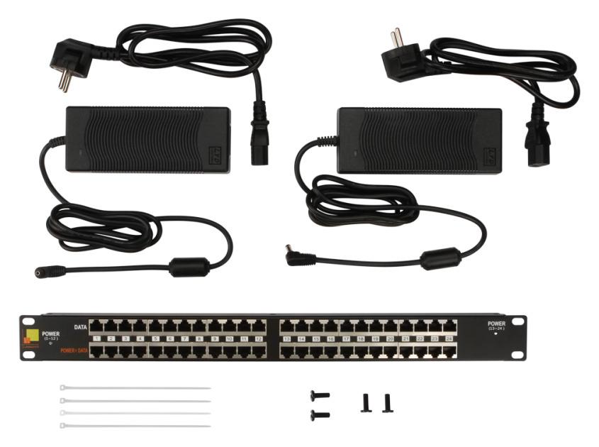 Патч-панель Lanmaster LAN-PP24-POE/A2