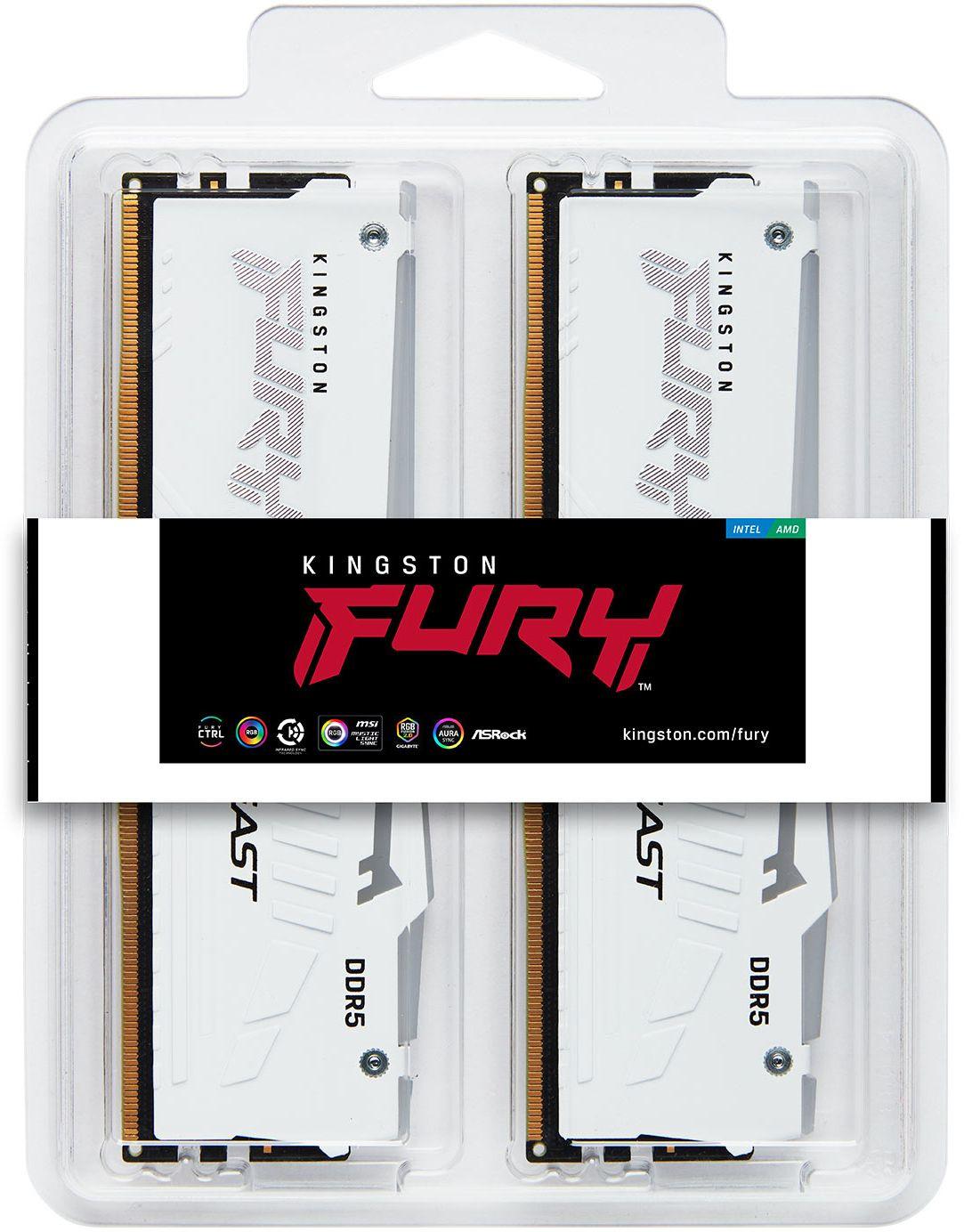 Оперативная память Kingston Fury Beast RGB RTL Gaming DDR5 2x32GB (KF552C40BWAK2-64)