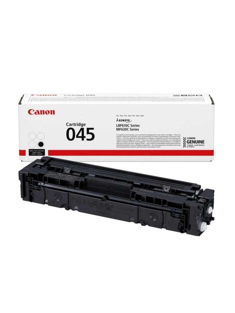 Тонер-картридж Canon 045 BK черный (1242C002)