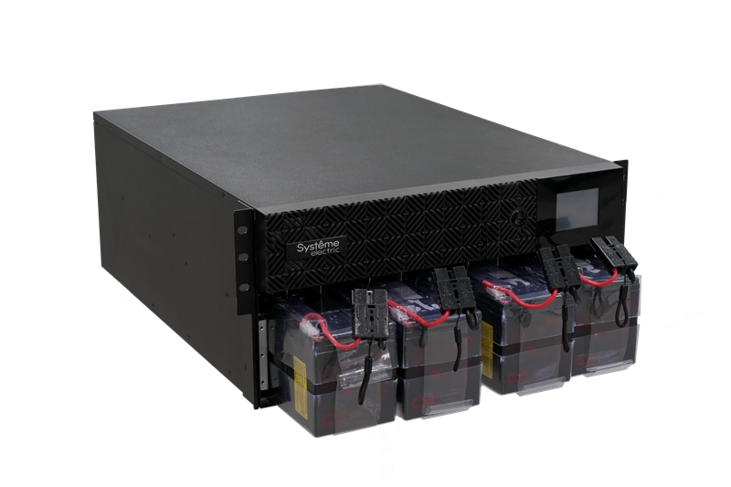 Источник бесперебойного питания Systeme Electriс SRT SRTSE5KRTXLIEC-NC черный