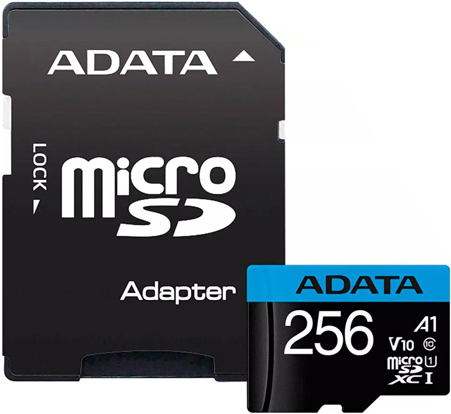 Карта памяти A-Data Premier 256GB (AUSDX256GUICL10A1-RA1)