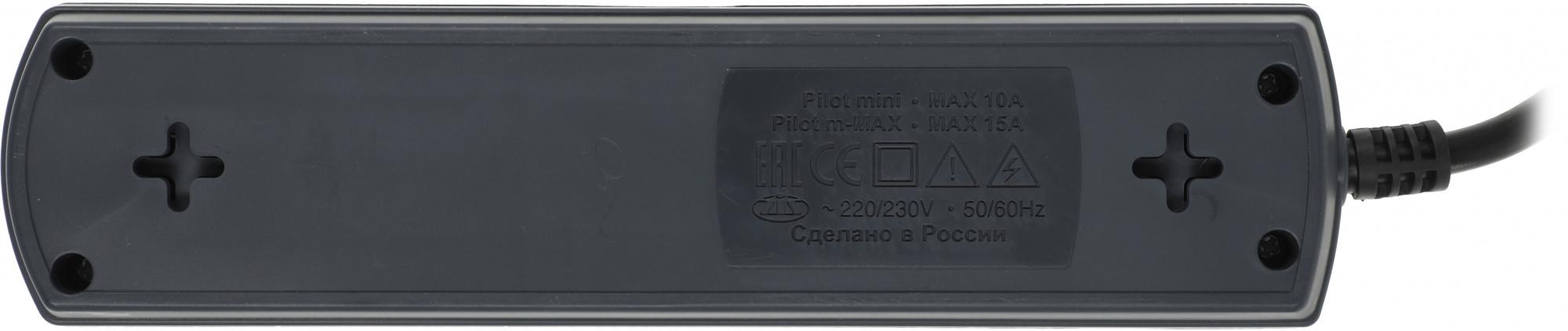 Сетевой фильтр ZIS Pilot m-Max 10 м 4 розетки