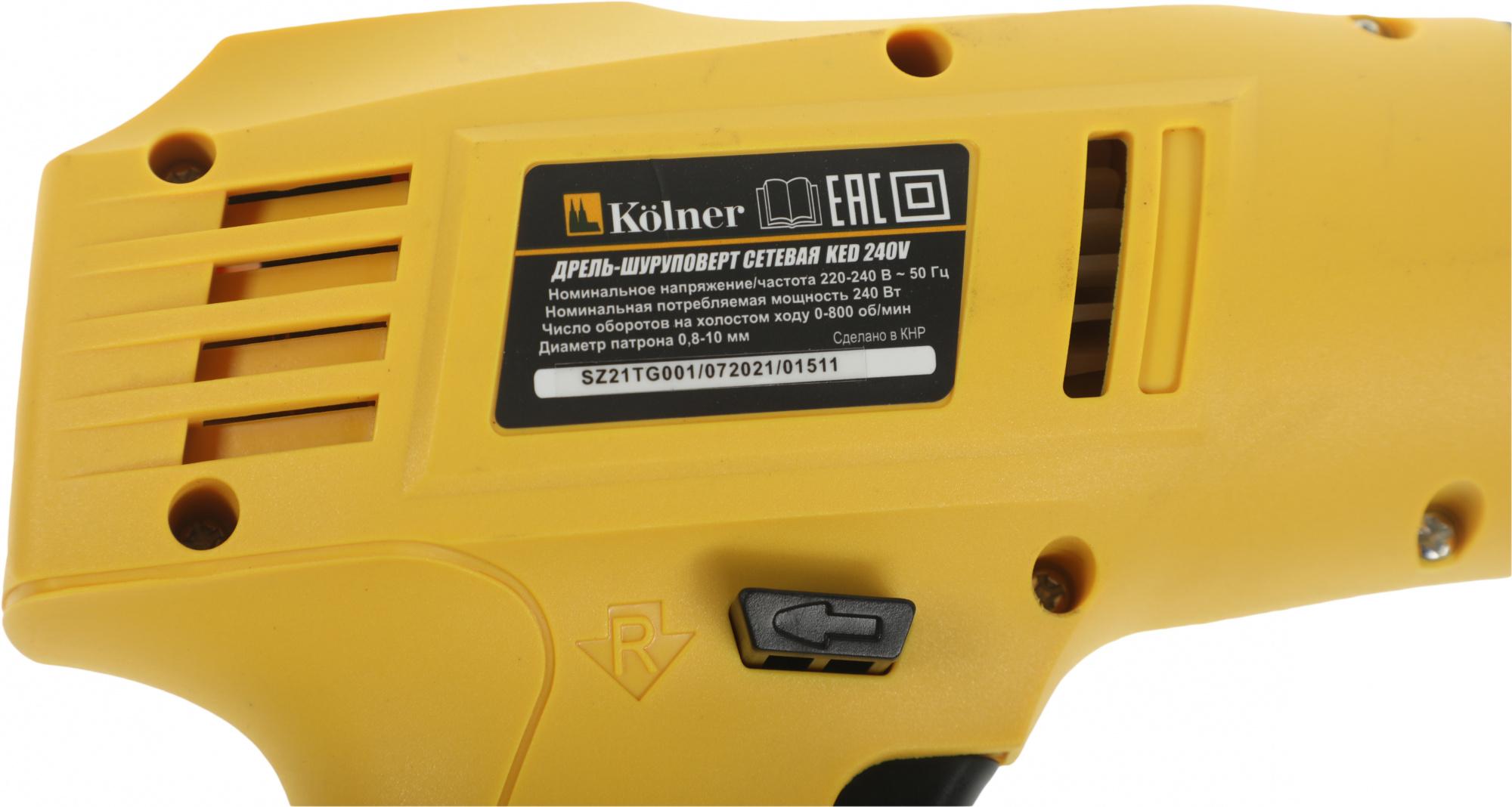 Дрель-шуруповерт Kolner KED 240V