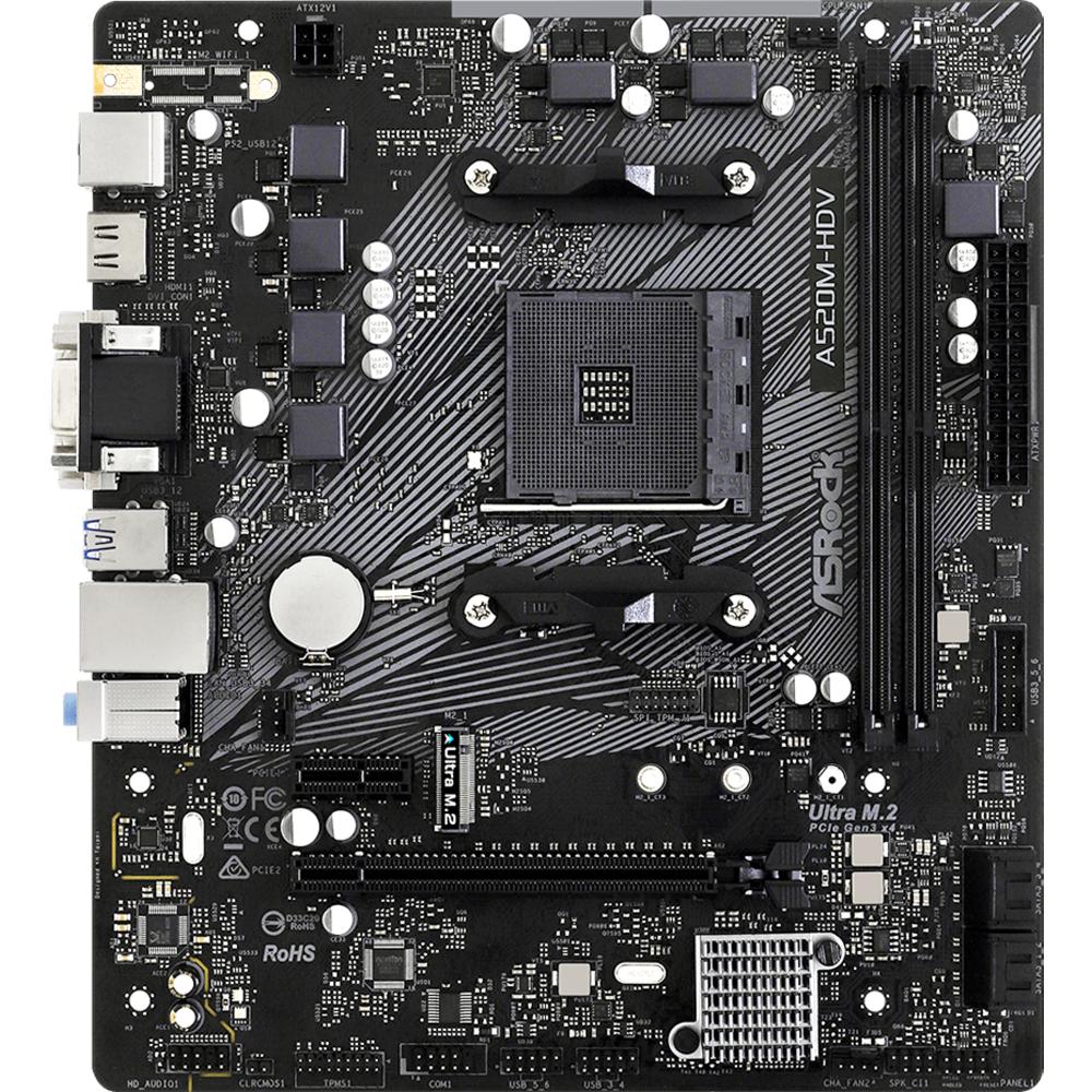 Материнская плата ASRock A520M-HDV DDR4