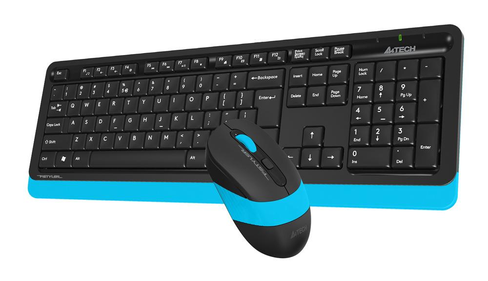 Набор периферии A4Tech Fstyler FG1010 Blue черный/синий