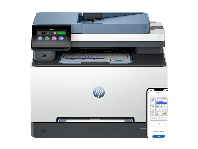 МФУ HP Color LaserJet Pro 3303fdn белый (499M7A)