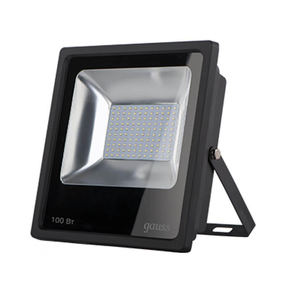 Прожектор Gauss LED 100W 6900Lm IP65 6500К 613100100 Black