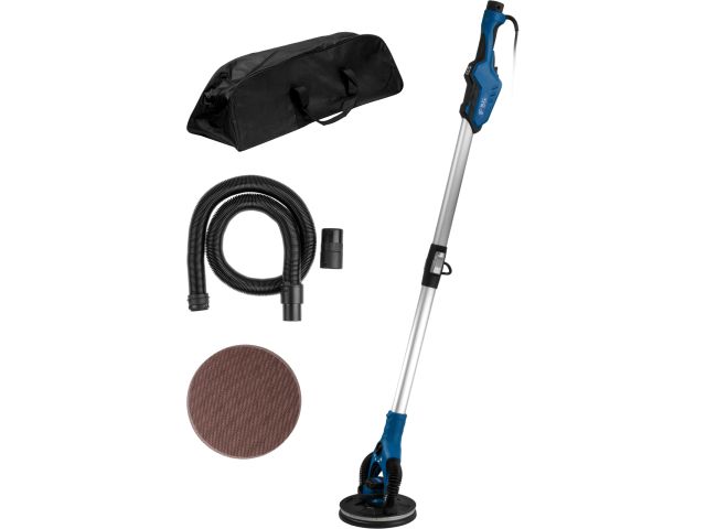 Шлифмашина для стен и потолков эксцентриковая BULL DG 2240 в кор. БЕСЩЕТ., 400 Вт, 225 мм, LED, 4000 (Плав. пуск, рег. об., поддержка об., 150 см длин