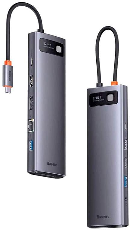 Док-станция Baseus Metal Gleam Gray (WKWG020213)