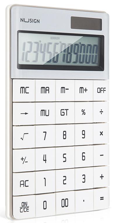 Калькулятор Deli Nusign ENS041WHITE