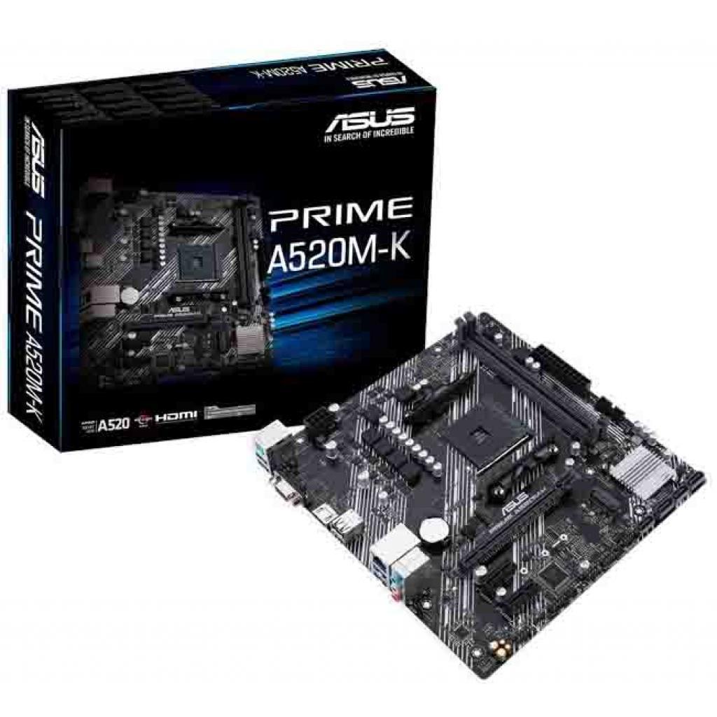 Материнская плата ASUS Prime A520M-K DDR4