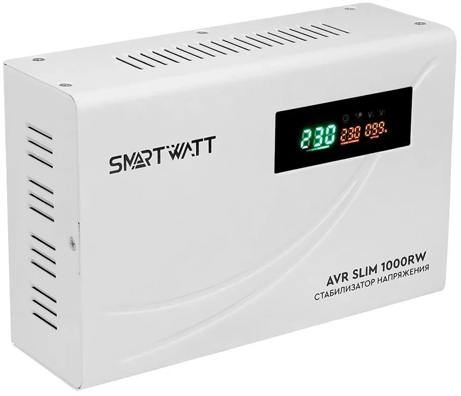 Стабилизатор напряжения Smartwatt AVR Slim 1000RW белый (4512020310001)