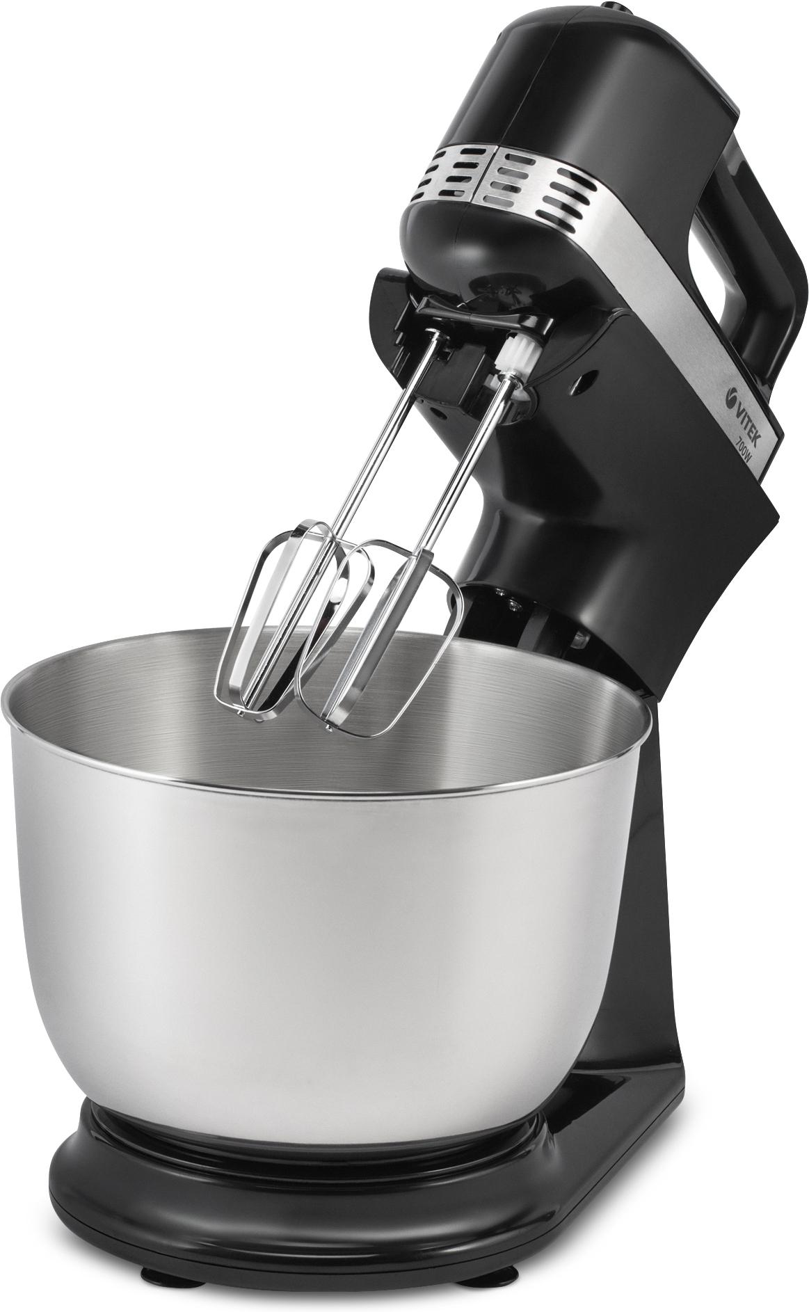Миксер Vitek VT-1419BK черный/серебристый