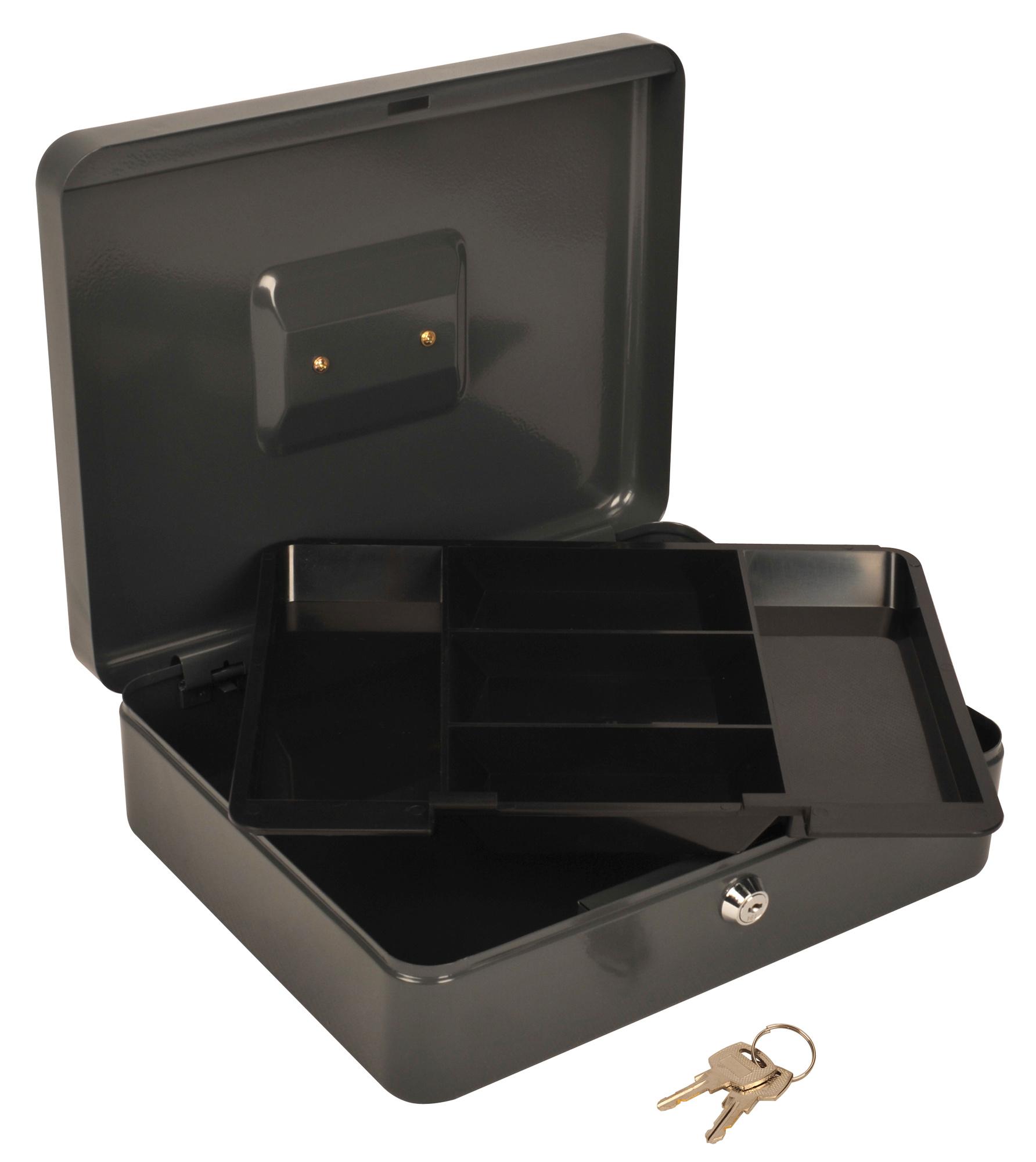 Ящик для денег Cactus CS-CB-004GY серый