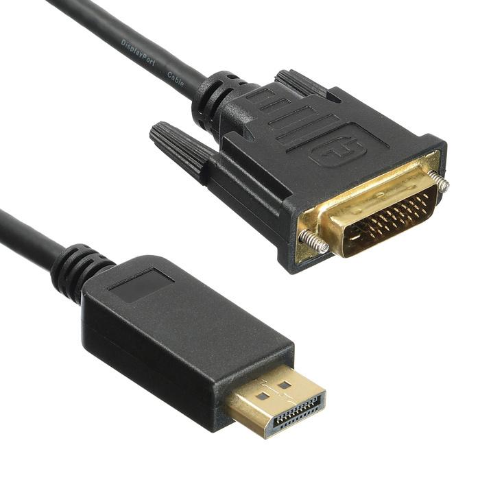Кабель Buro DisplayPort-m - DVI-D-m 3 м черный (BHP DPP_DVI-3)