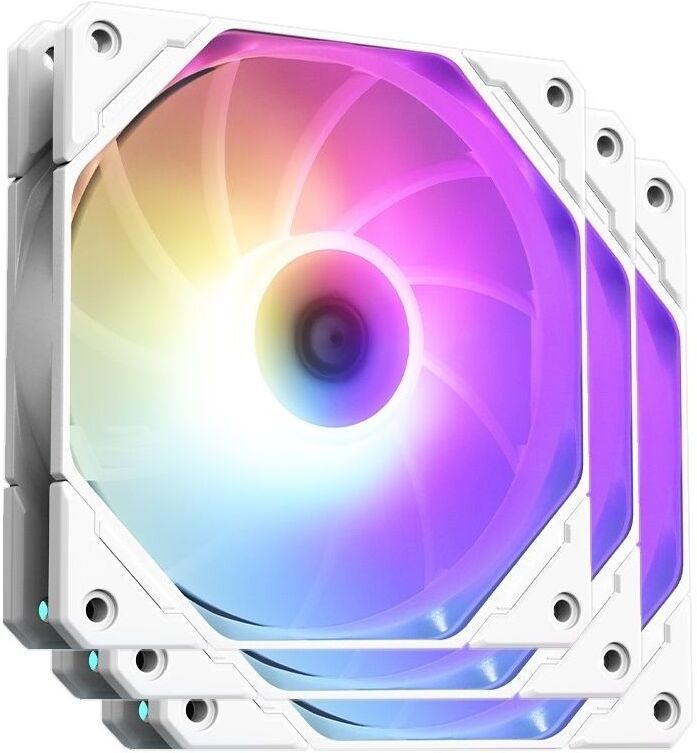 Комплект вентиляторов для корпуса ID-Cooling TF-12025-PRO-ARGB-TRIO White