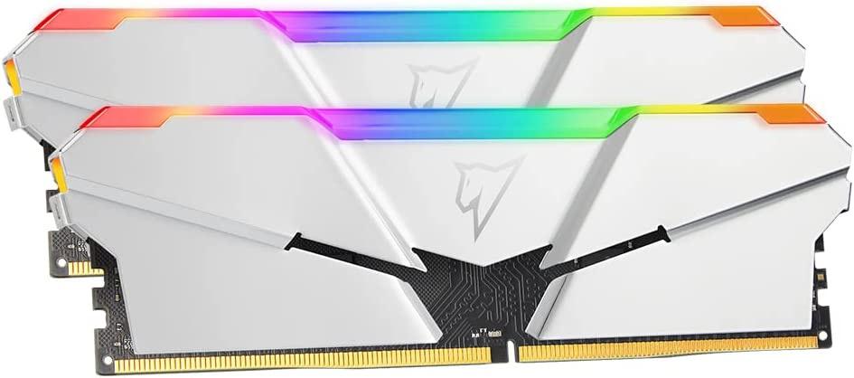 Оперативная память Netac Shadow RGB 16Gb DDR4 Silver (NTSRD4P32DP-16S)