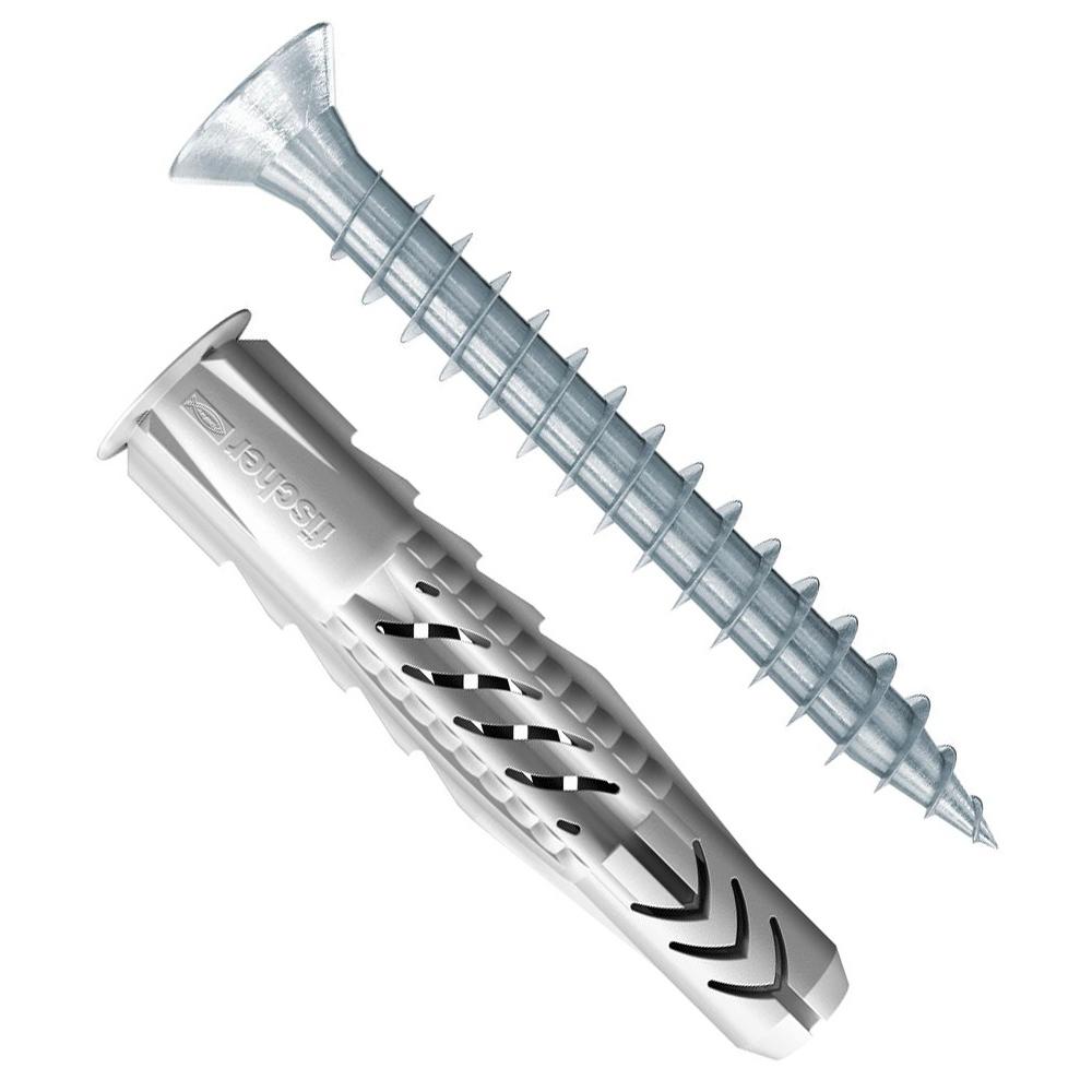 Дюбель Fischer UX 6х50 с саморезом с бортом 25шт (94759)