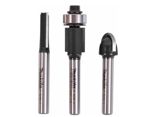 Набор фрез 3 шт. (хвостовик 6 мм) D-70459 MAKITA