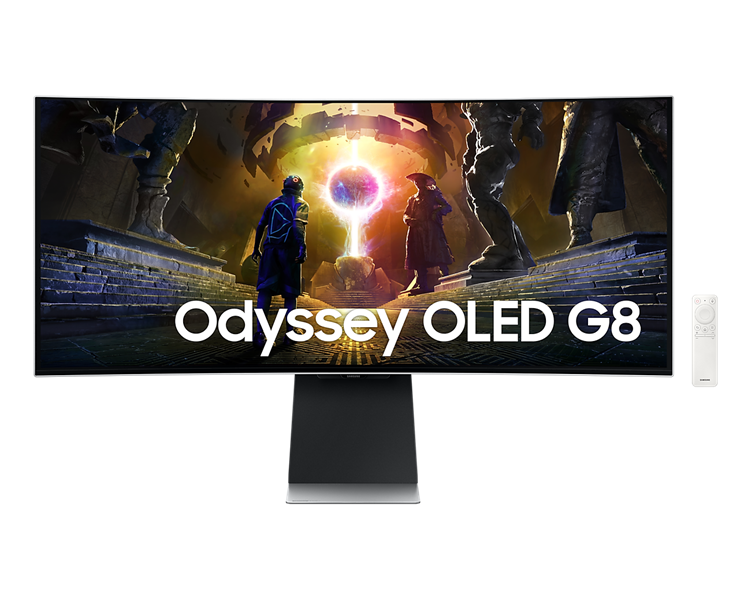 Монитор Samsung Odyssey OLED G8 S34DG852SI Silver (LS34DG852SIXCI)