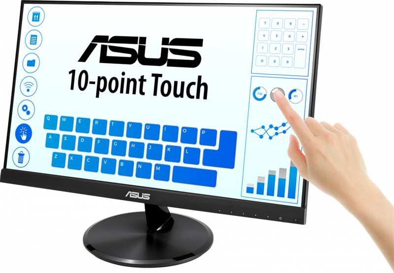 Монитор Asus VT229H черный (90LM0490-B01170)