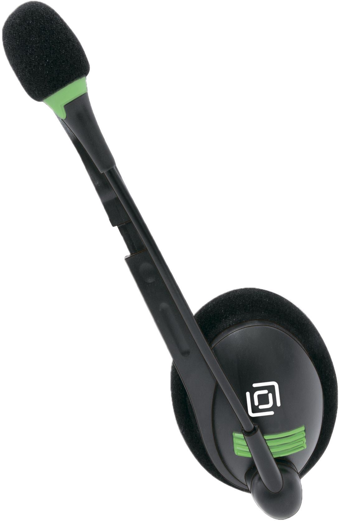 Гарнитура Oklick HS-M100 черный (1532004)