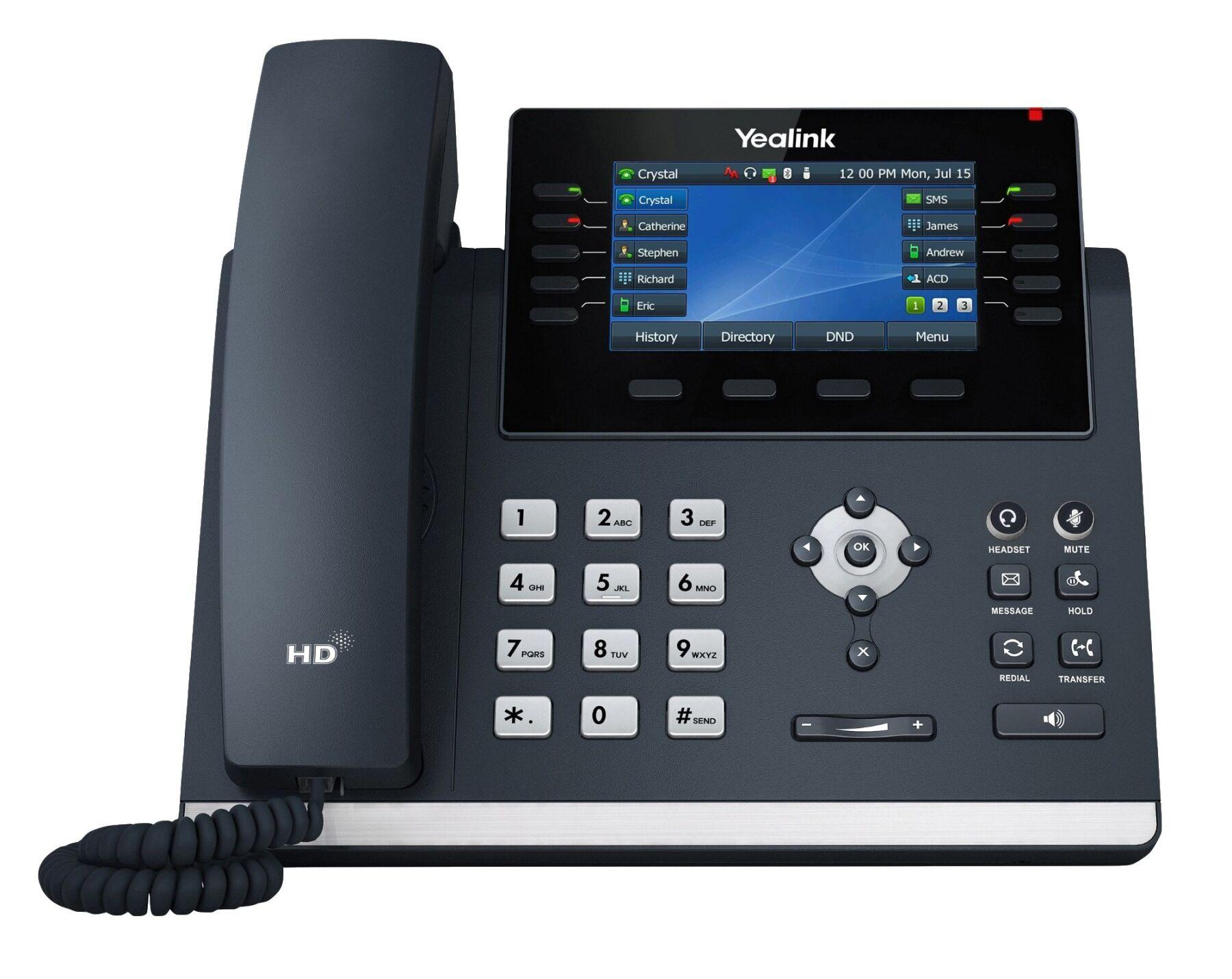 IP-телефон Yealink SIP-T46U черный