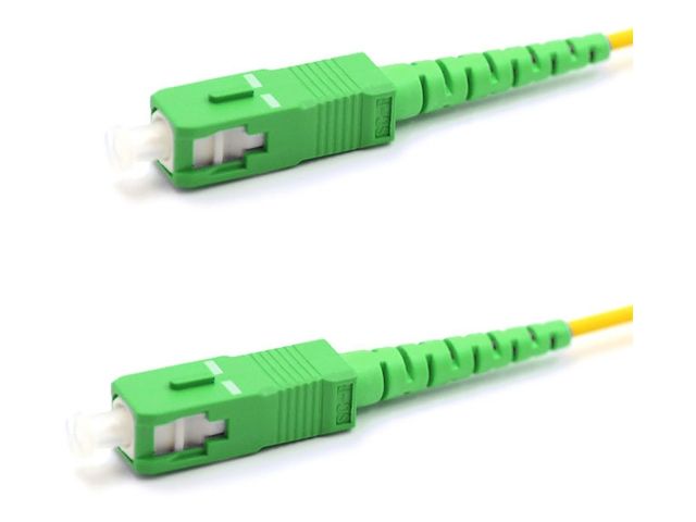 Патч-корд 10м оптический соединительный (SM), 9/125 (OS2), SC/APC-SC/APC, (Simplex), LSZH (REXANT)