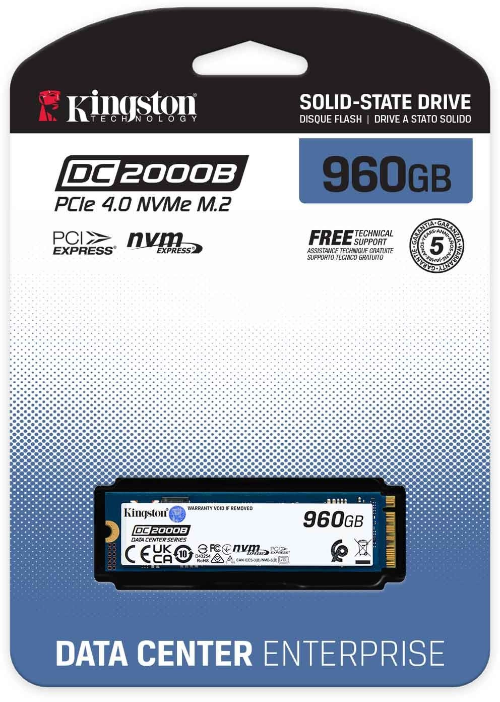 SSD диск Kingston M.2 2280 960GB (SEDC2000BM8/960G)