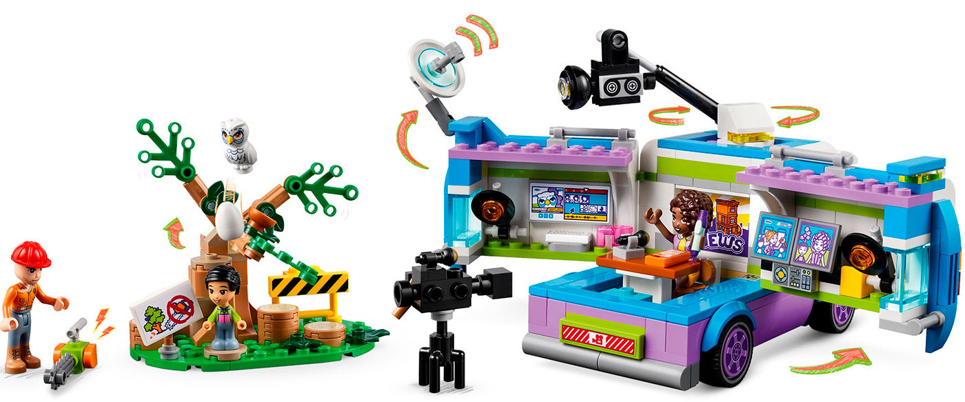 Конструктор Lego Friends Фургон отдела новостей (41749)