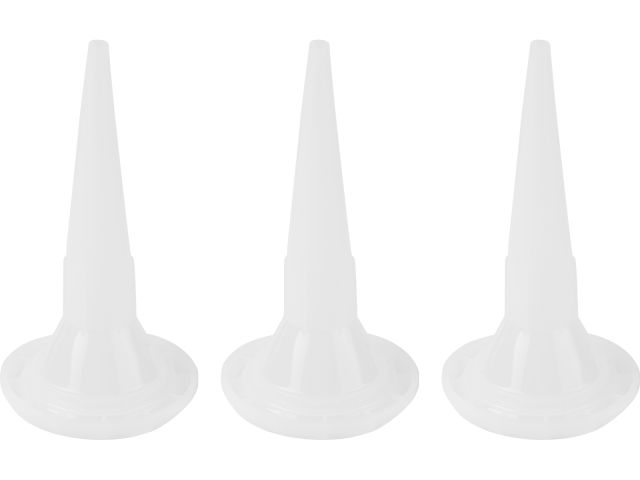 Сопло сменное для пистолета для герметиков (закрытая туба) 3шт. Для BULL CG 1860 (для BULL CG 1860 и других пистолетов для герметика)