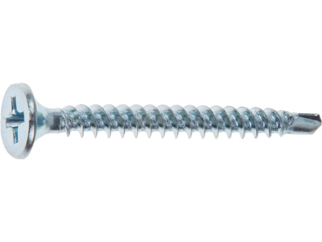 Саморез 3.5х32 мм для монтажа ГКЛ к металлу, цинк, со сверлом (50 шт в зип-локе) STARFIX