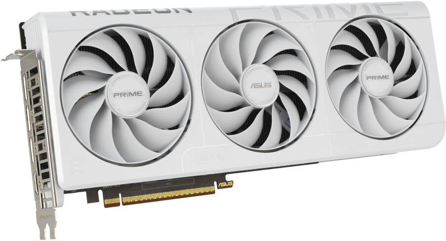 Видеокарта ASUS RX 9070 XT Prime White OC 16GB GDDR6 PRIME-RX9070XT-O16G-WHITE (90YV0L75-M0NA00)