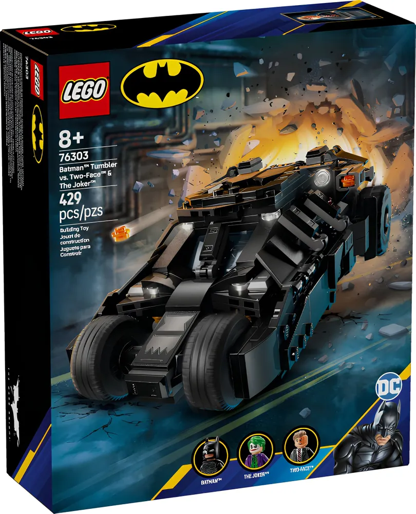 Конструктор Lego Super Heroes Бэтмен на Тумблере против Двуликого и Джокера (76303)