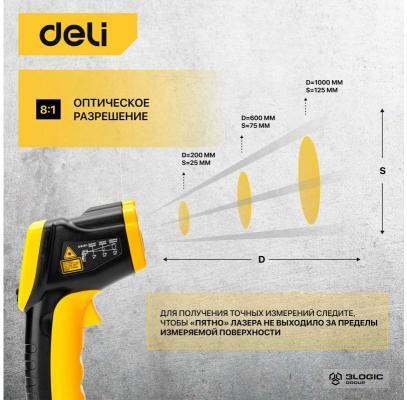 Пирометр Deli DL333380