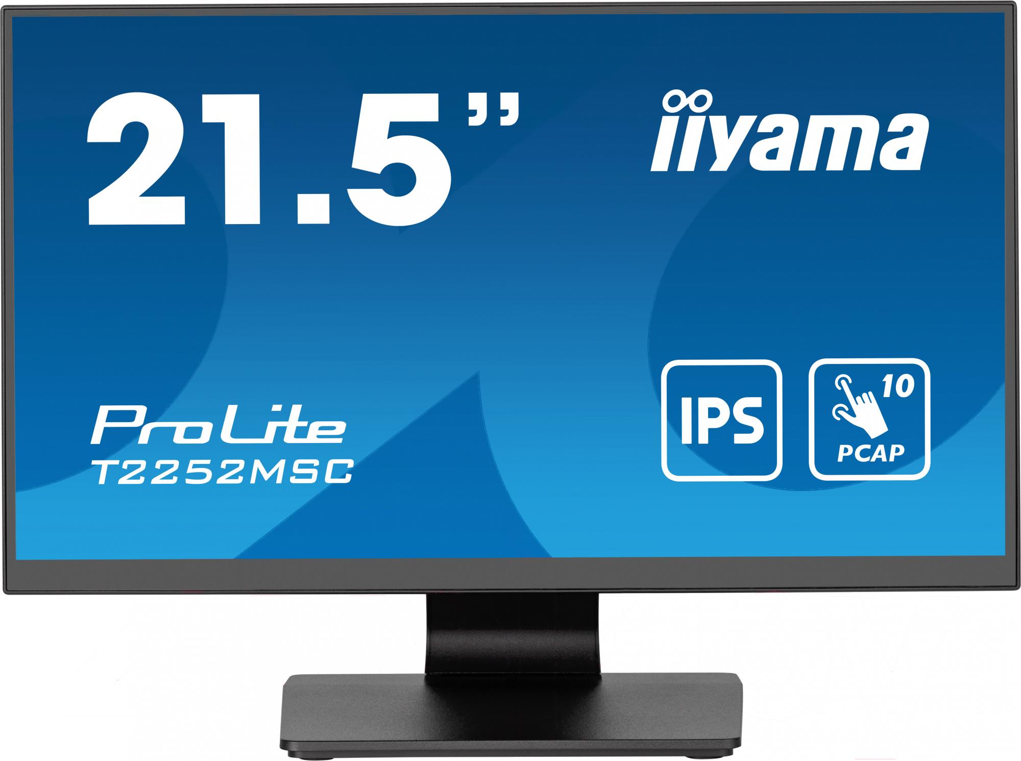 Монитор Iiyama ProLite черный (T2252MSC-B2)