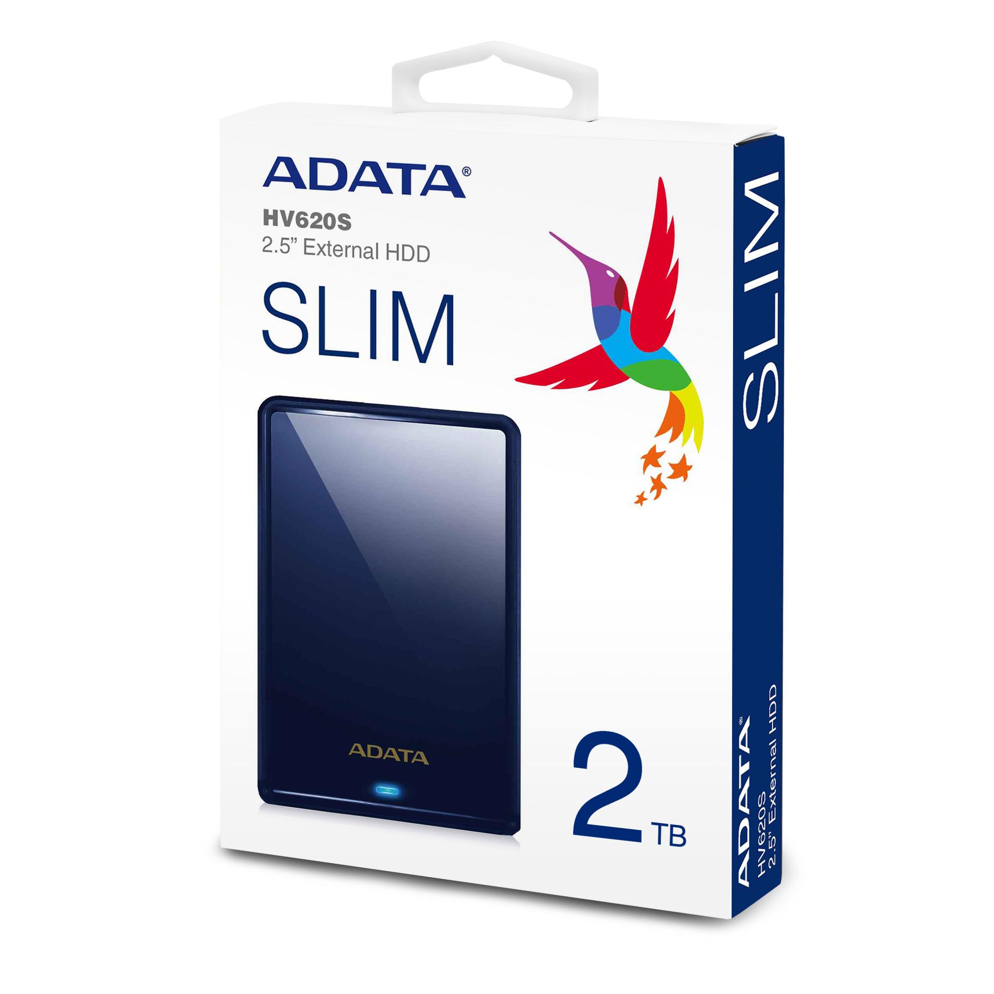 Внешний накопитель A-Data HV620S 1TB Color Box AHV620S-1TU31-CBL Blue