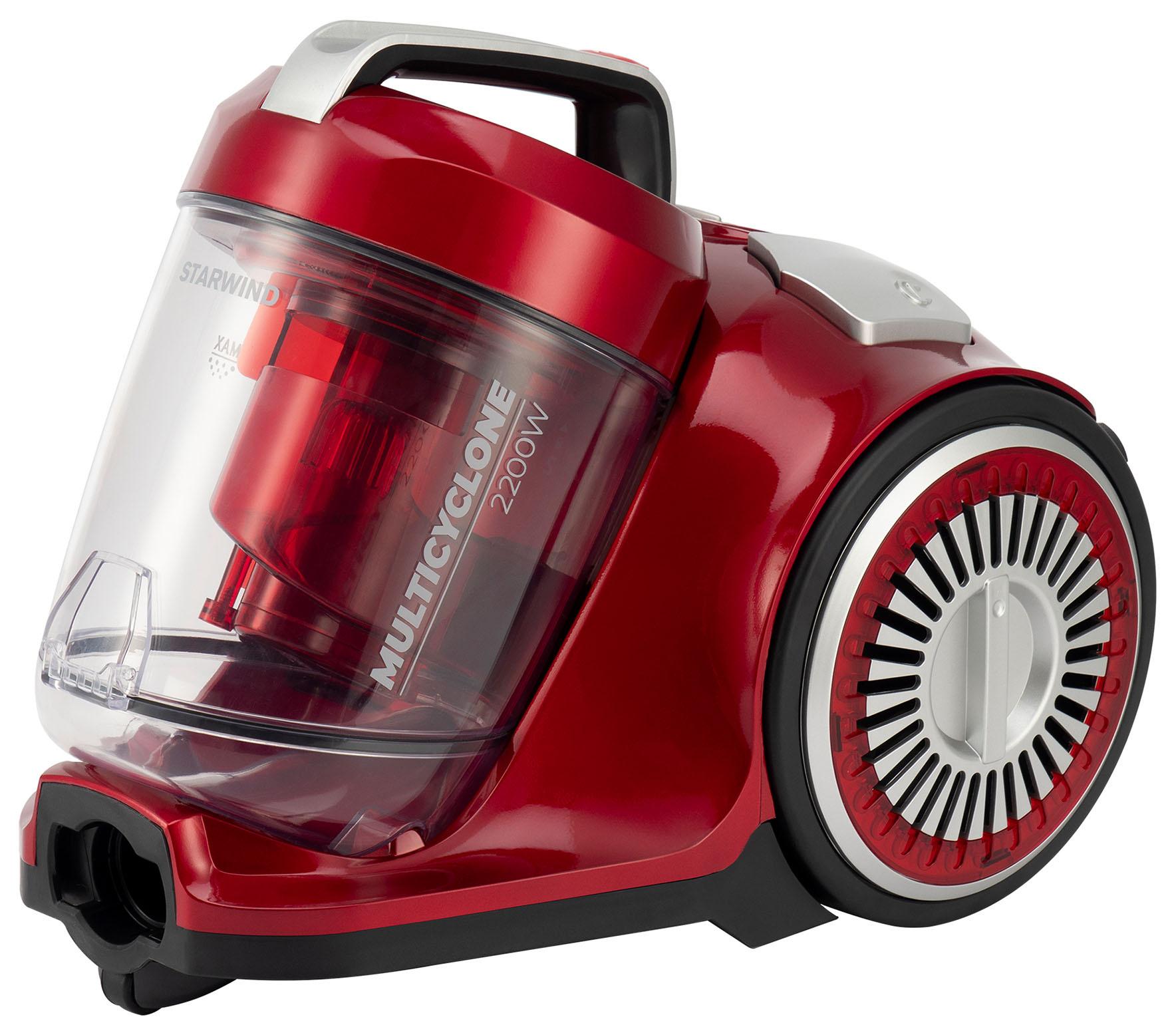 Пылесос StarWind SCV2286 красный/серый