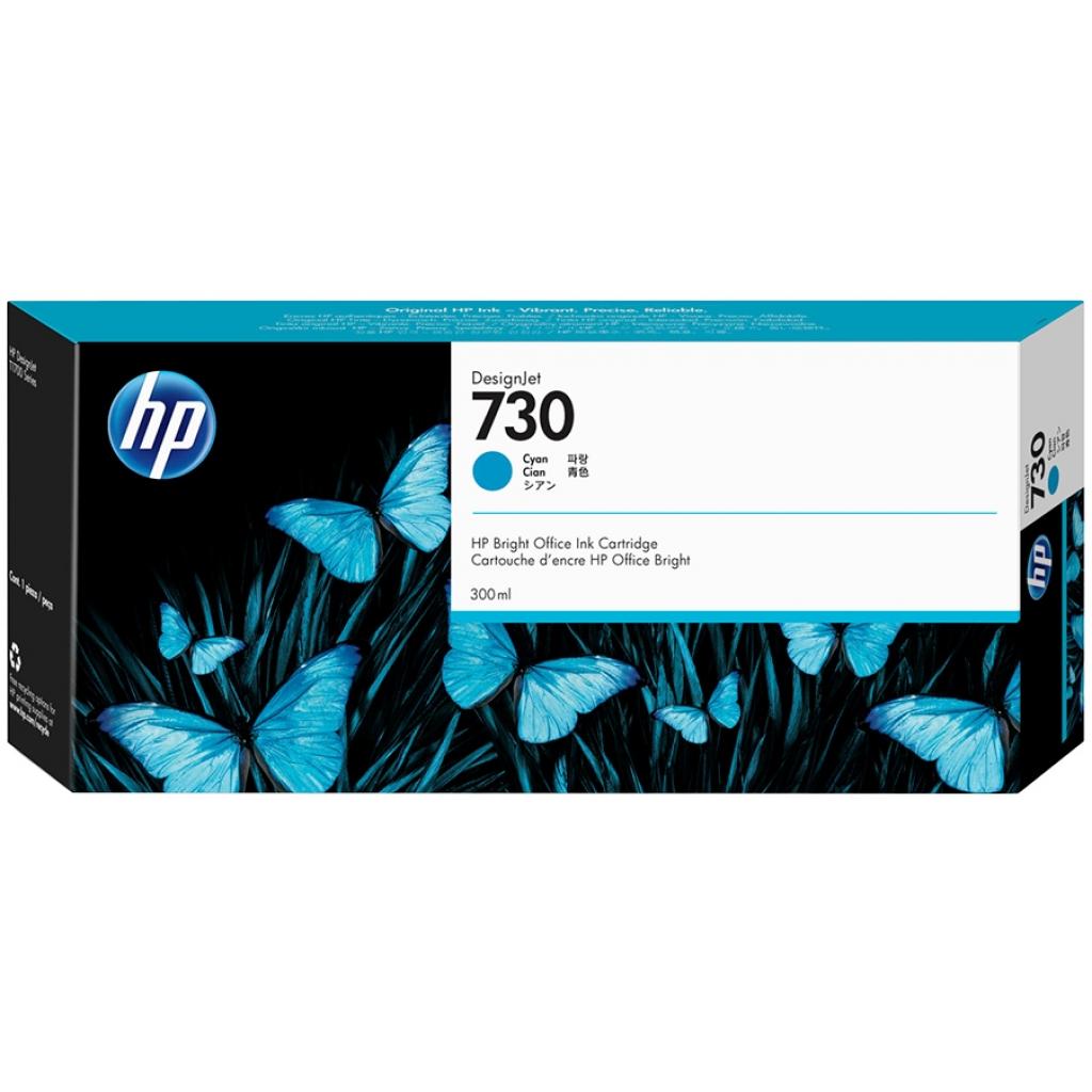 Картридж HP 730 голубой (P2V68A)