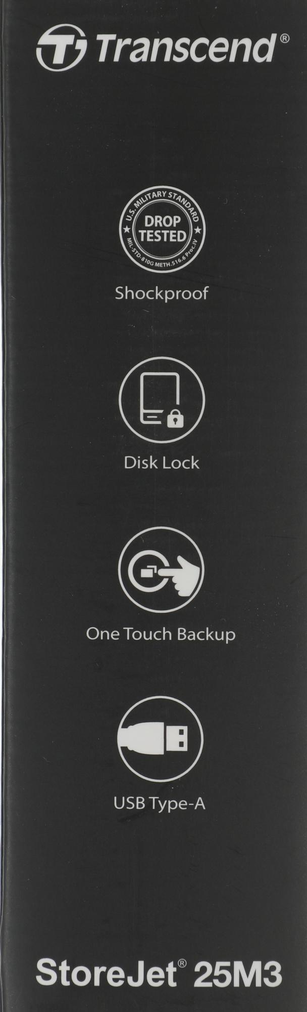 Внешний накопитель Transcend StoreJet 25M3 Slim 2TB (TS2TSJ25M3G)