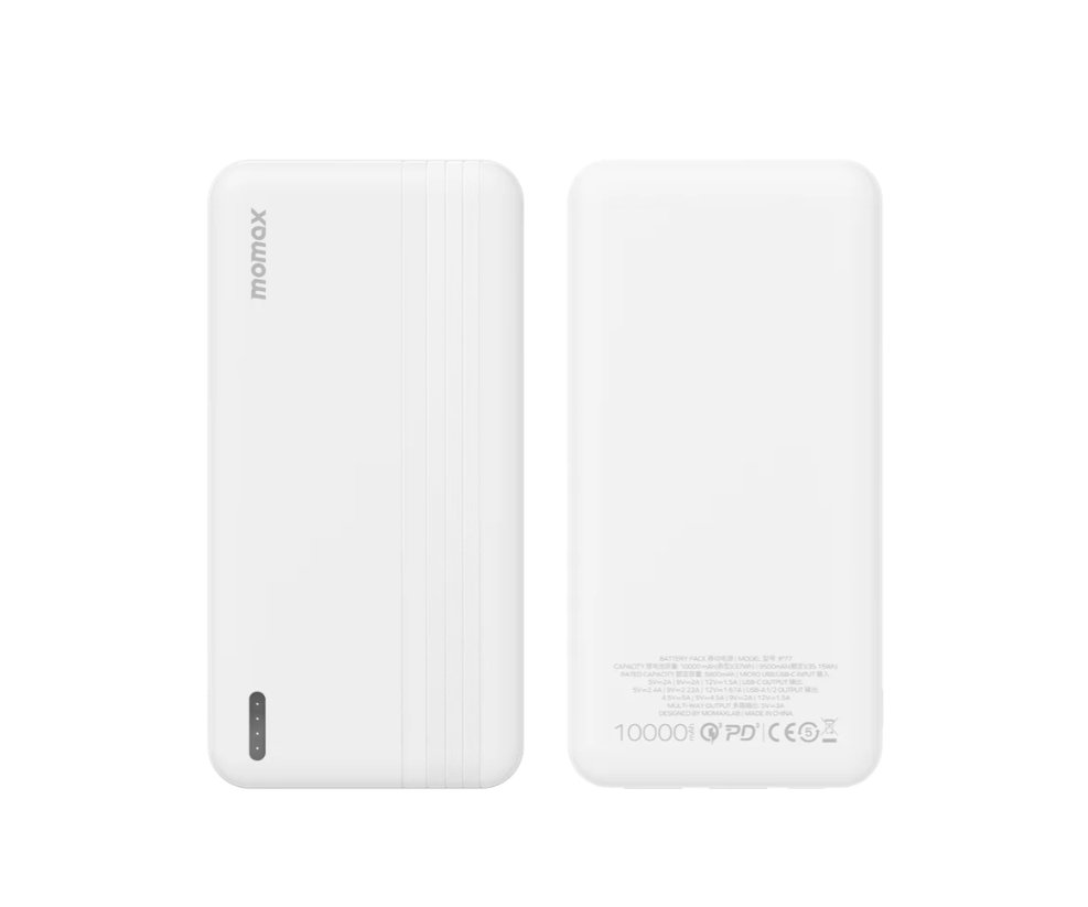 Портативное зарядное устройство Momax IP77 iPower PD White (IP77W)