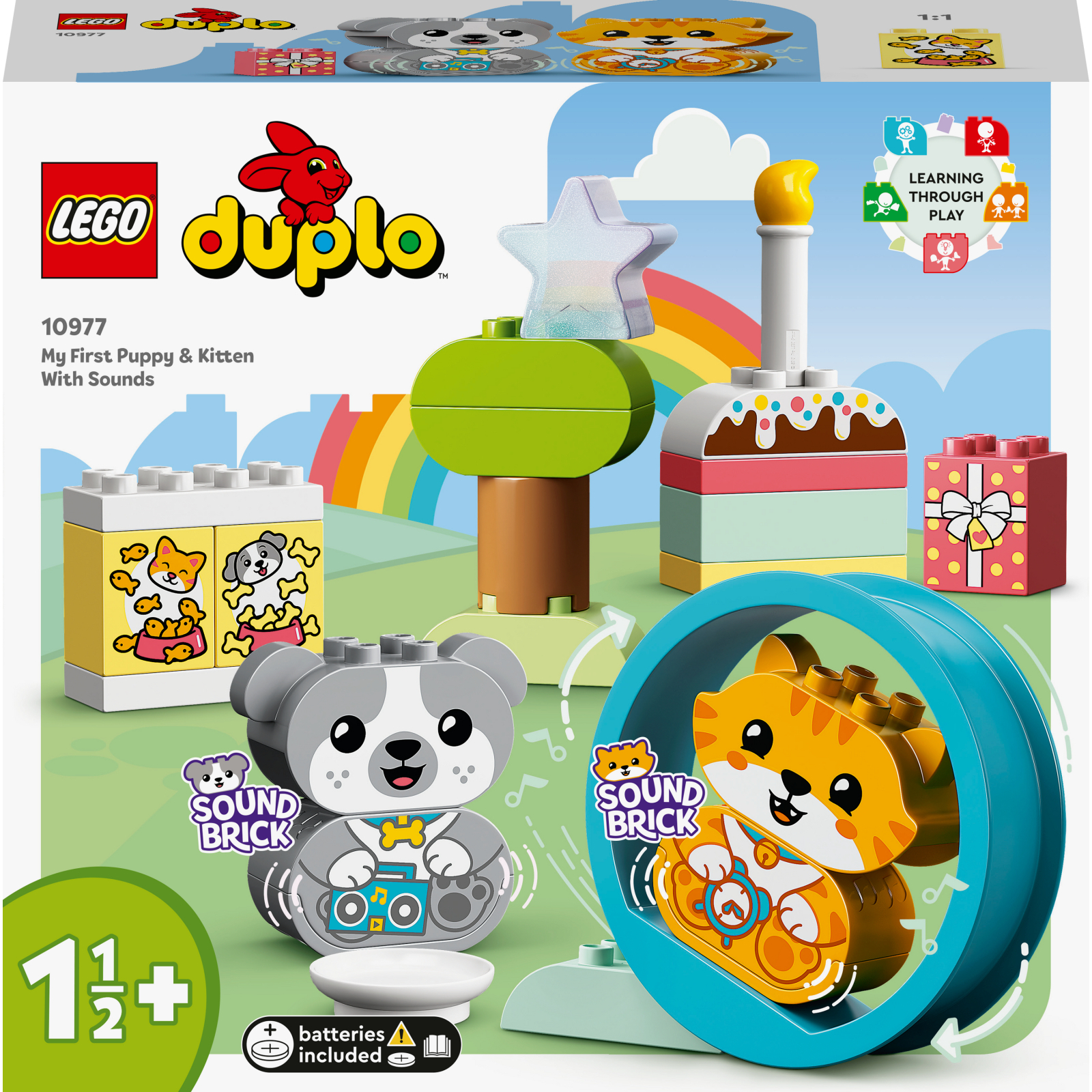 Конструктор Lego Duplo Мой первый щенок и котенок и их звуки (10977)