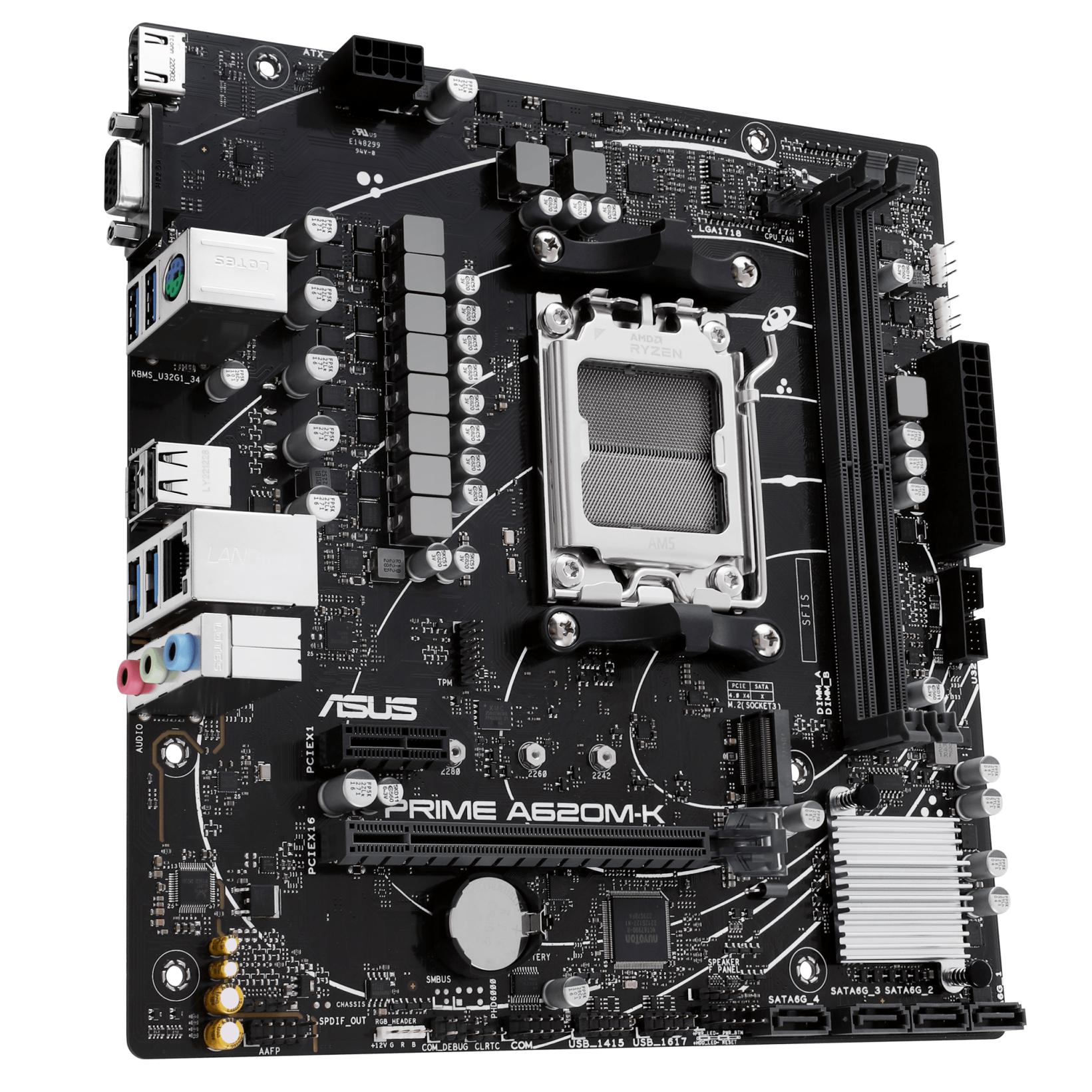 Материнская плата ASUS Prime A620M-K (90MB1F40-M0EAY0)