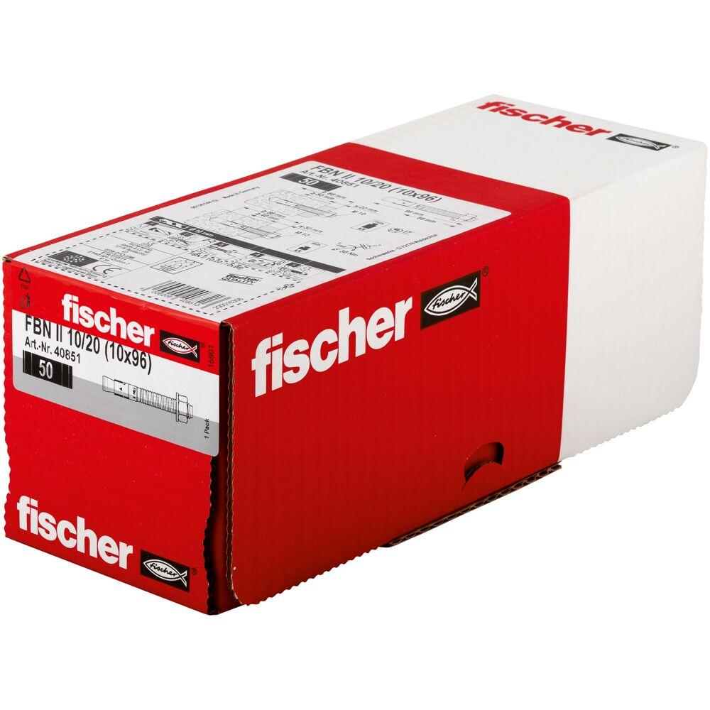 Анкер клиновой Fischer FBN II 10/20 HDG 50шт (40851)