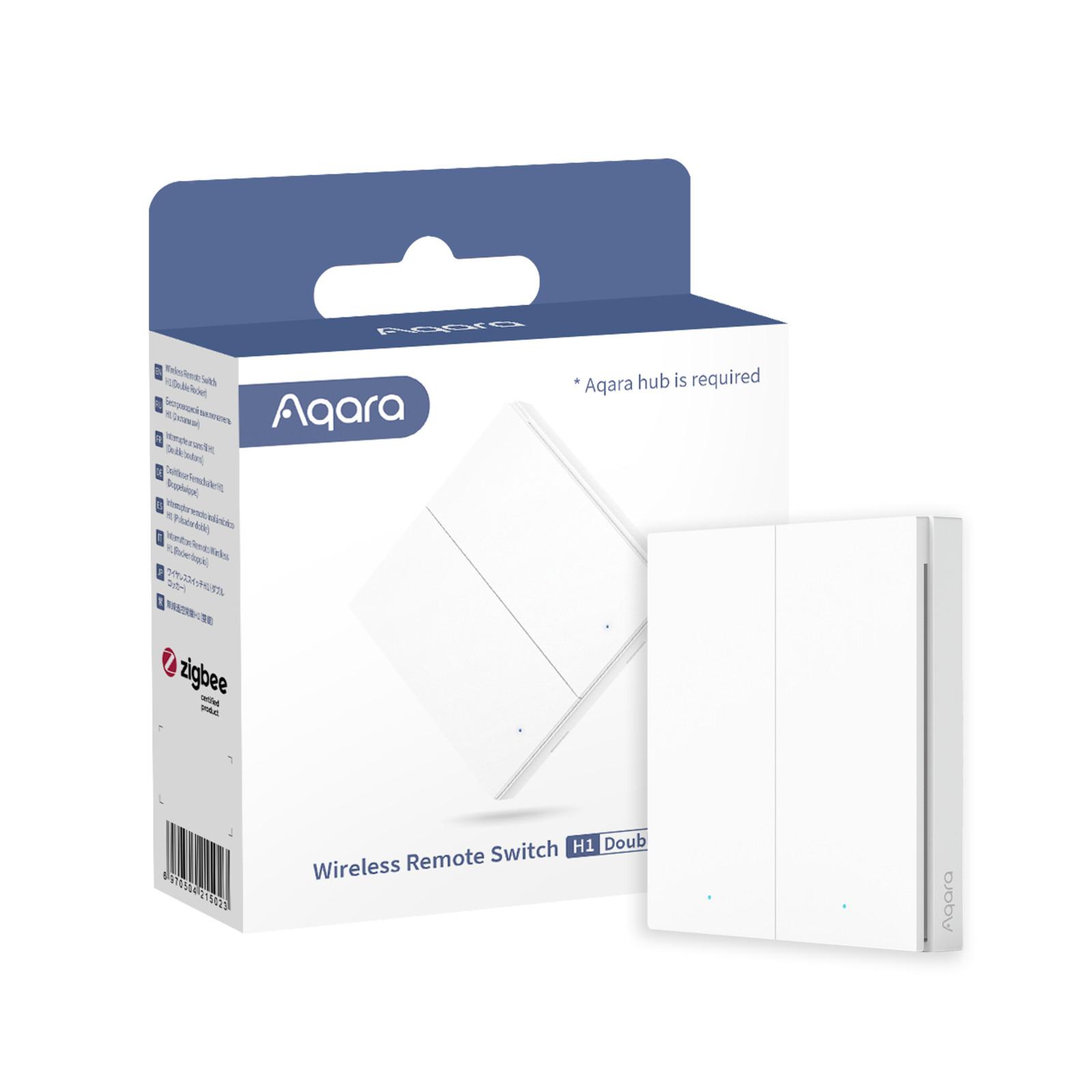 Умный выключатель Aqara Wireless Remote Switch H1 WRS-R02 белый