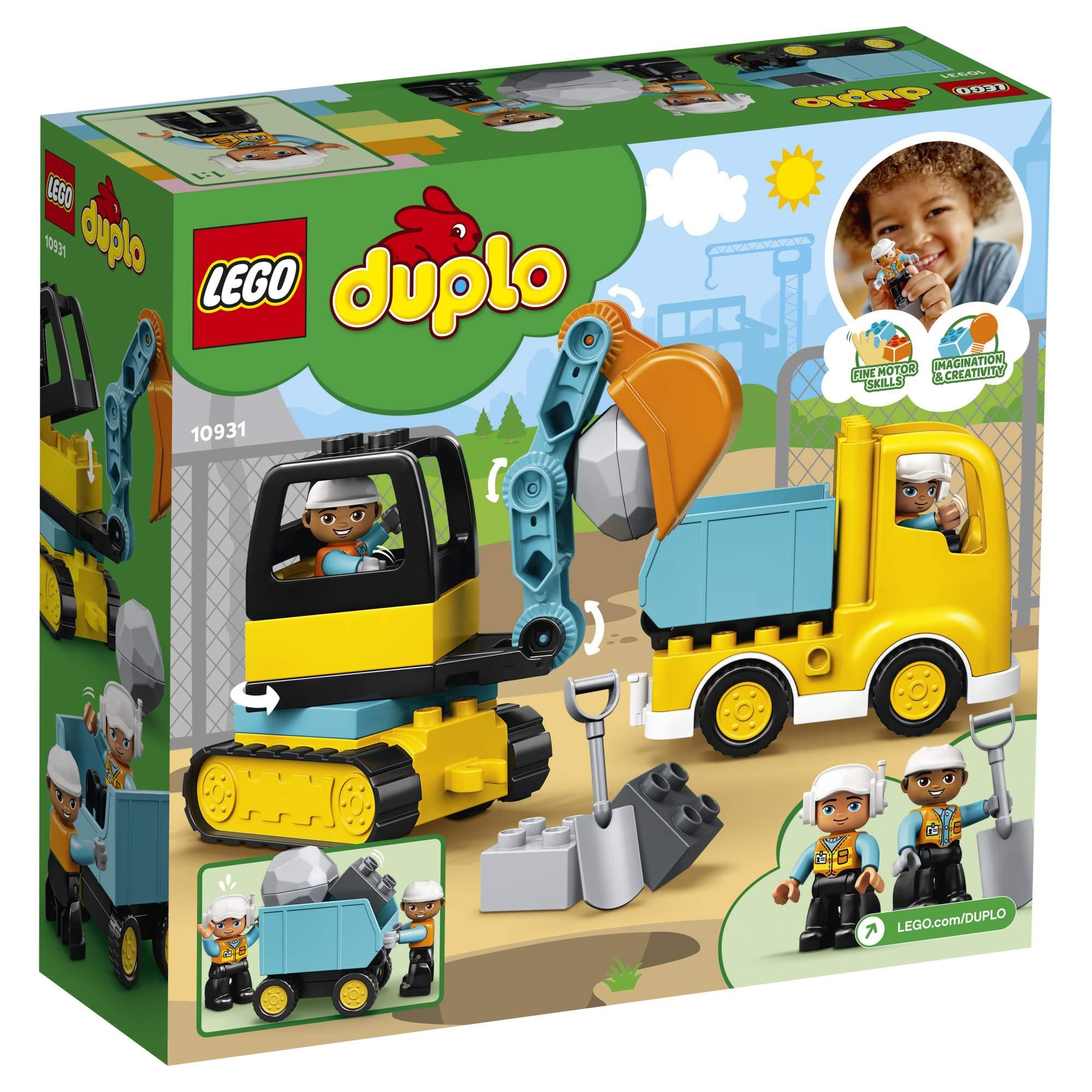 Конструктор Lego Duplo Грузовик и гусеничный экскаватор (10931)